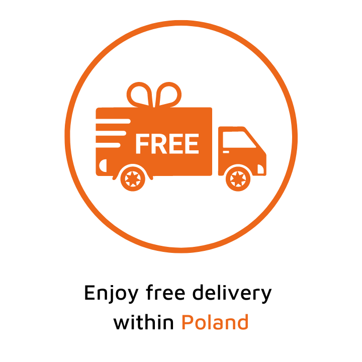 Enjoy free delivery within Poland